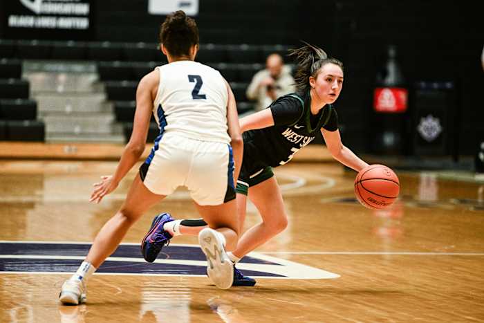 South Medford West Salem 6A Oregon girls basketball quarterfinal Naji Saker -57